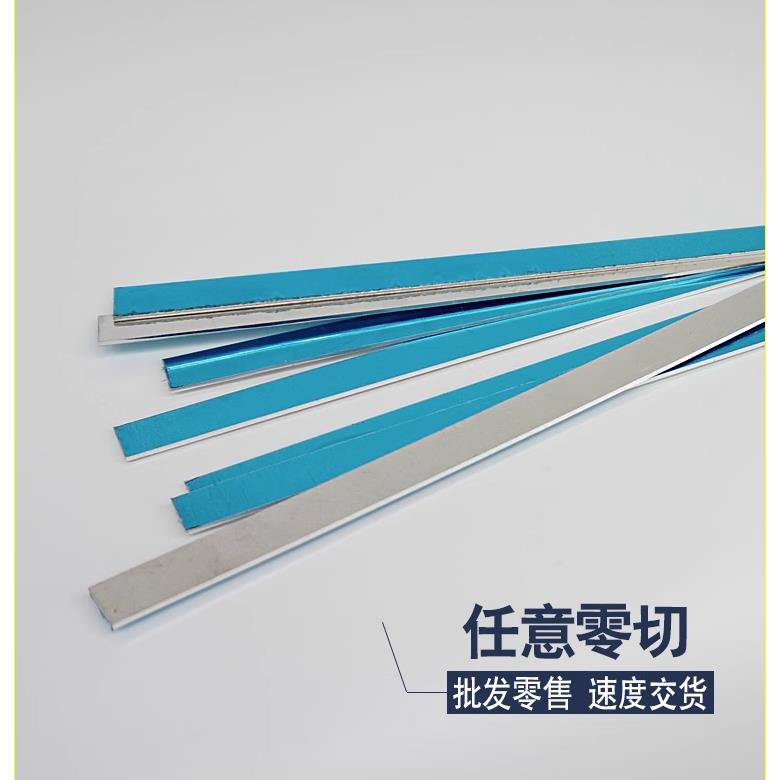 1060纯铝条铝片铝排锂电池连接大单体激光焊接片1/1.5/2mm厚直条 - 图0