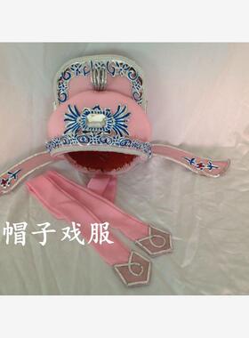 红色软纱帽头饰公子小生