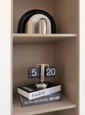 态生活轻奢高级感银色系列软装饰品摆件现代格调客厅酒柜书柜摆设