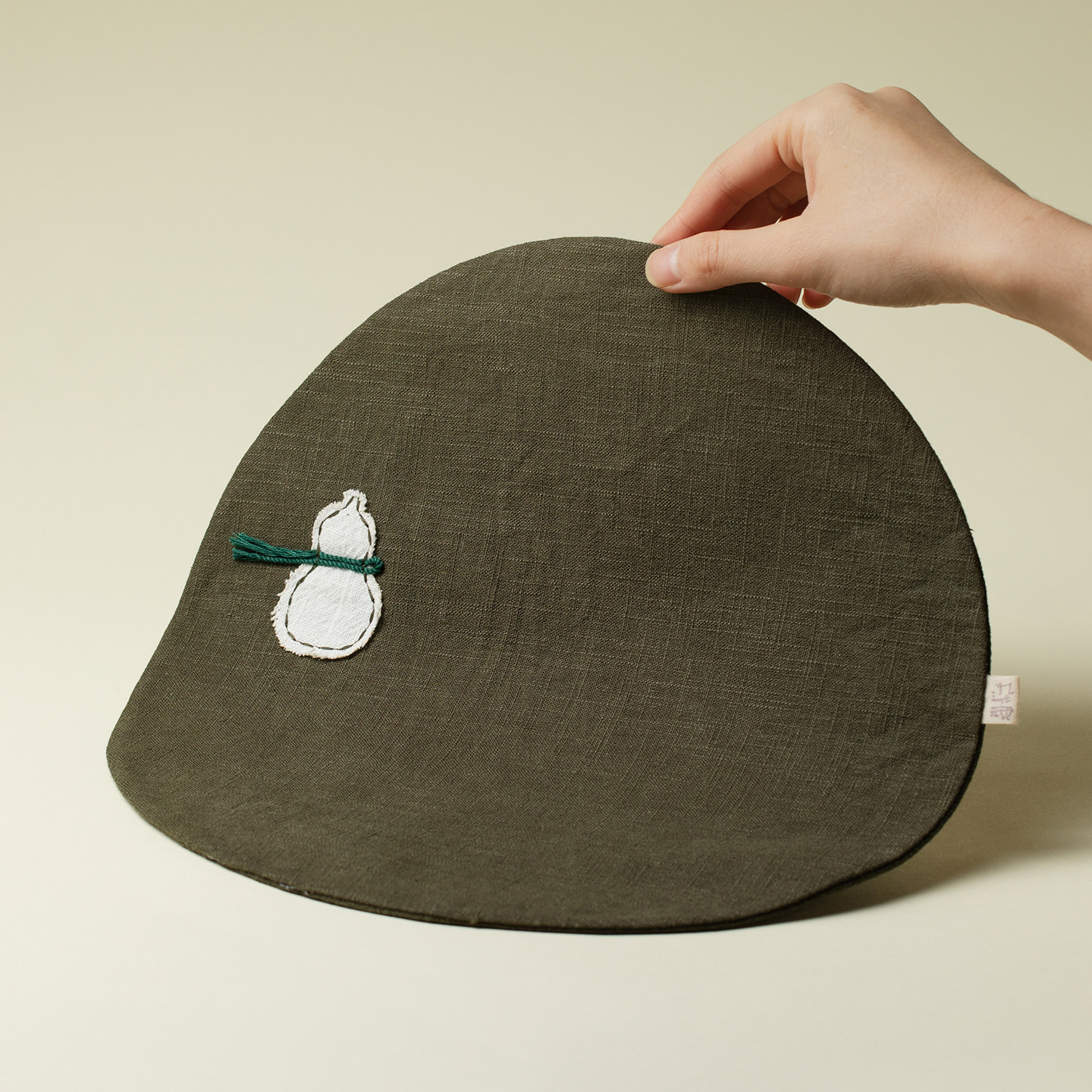 梵汝棉麻葫芦圆形茶席手工缝制家用布艺茶垫吸水隔热茶壶垫茶杯垫,淘宝优惠券,粉丝福利购,淘宝优惠卷