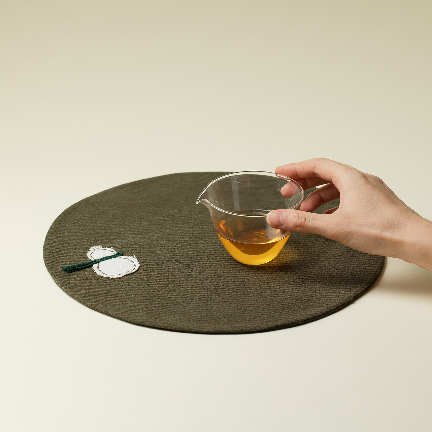 梵汝棉麻葫芦圆形茶席手工缝制家用布艺茶垫吸水隔热茶壶垫茶杯垫,淘宝优惠券,粉丝福利购,淘宝优惠卷