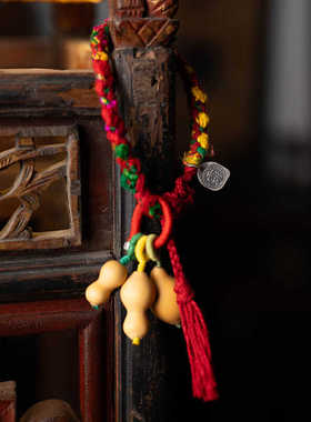 CELESTIAL TAO REALM/道轩堂彩绳纳福手链 道系中国风五行银饰绳