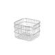 304 stainless steel drain basket household kitchen storage basket square fruit vegetable basket internet celebrity cosmetic storage basket