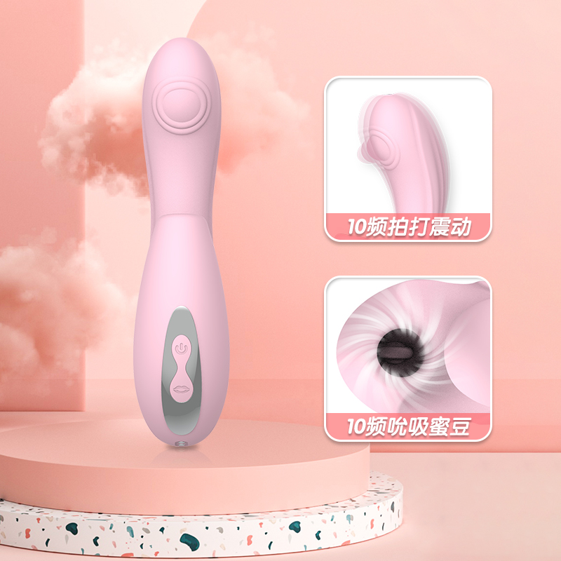 琦莎新款成人女性用品振动吮吸静音自慰器具刺激调情趣按摩震动棒 - 图0