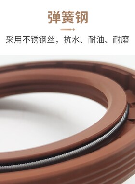 TG4/TC氟胶骨架油封内径45/47/48mm耐高温腐蚀唇形轴用旋转密封圈