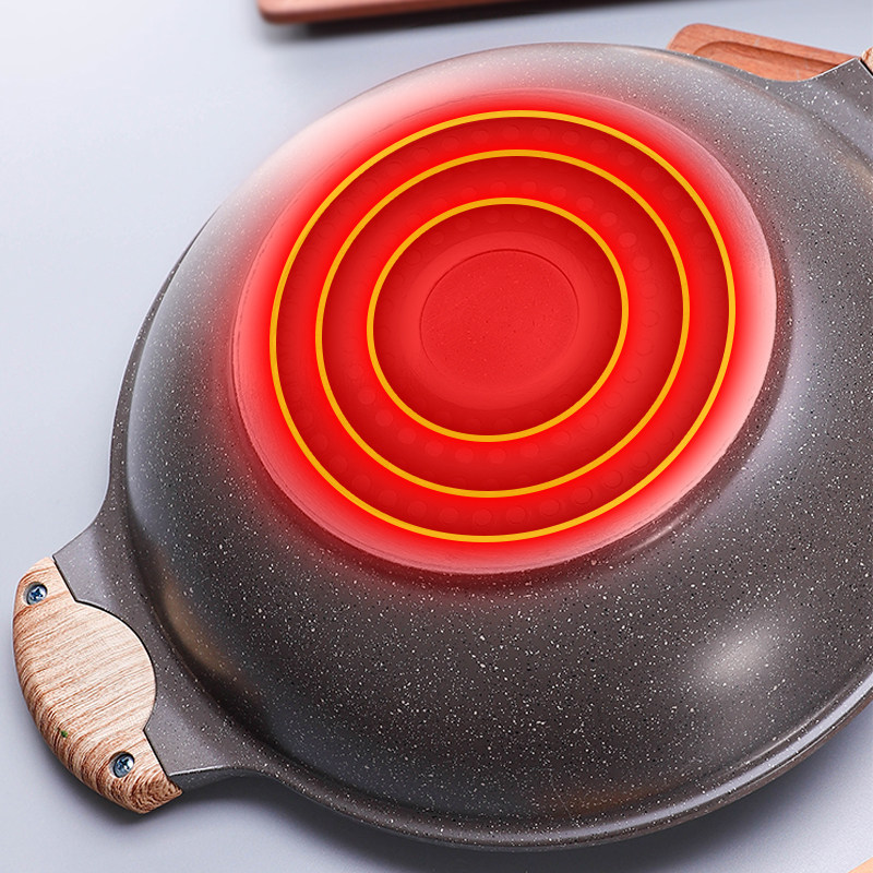 麦饭石不粘浅汤锅鱼头火锅水煮鱼锅焖锅双耳不粘炒锅干锅锅红汤锅,淘宝优惠券,粉丝福利购,淘宝优惠卷