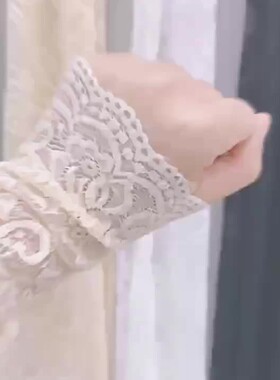 夏季网纱蕾丝袖套女长版冰袖户外