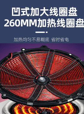 威欣斯大功率电商用磁炉5-15kw
