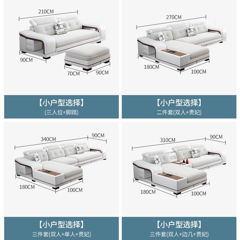 现代简约2021新款布艺沙发客厅家用小户型轻奢组合网红款套装家具