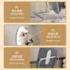 Metal high-end makeup mirror