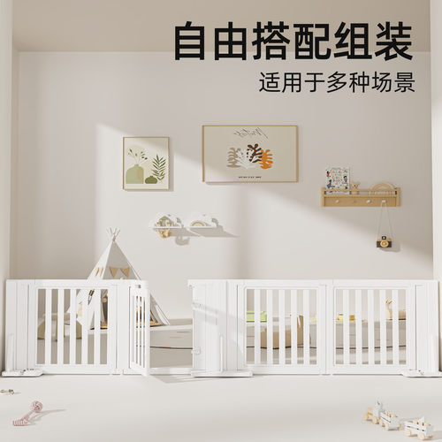 阳台中小型狗狗栅栏宠物围挡护栏围栏防护栏自由拼接室内狗阻拦门 - 图0