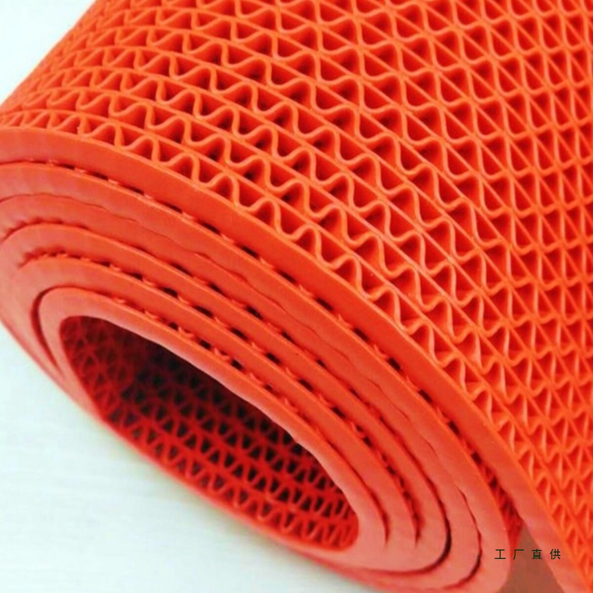 Non-slip floor mats, large-area commercial waterproof pvc hollow kitchen outdoor plastic carpets, bathroom non-slip mats