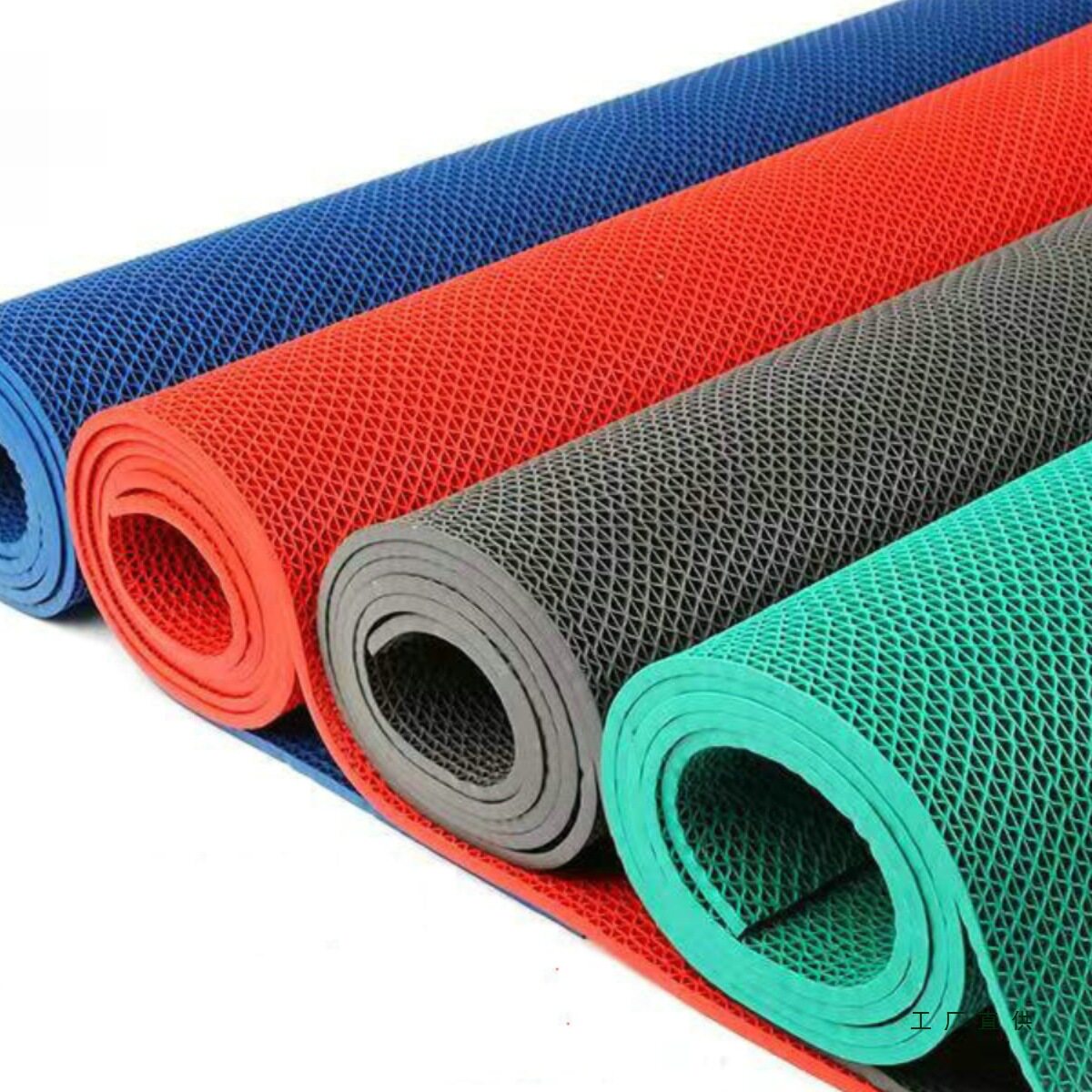Non-slip floor mats, large-area commercial waterproof pvc hollow kitchen outdoor plastic carpets, bathroom non-slip mats