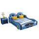 Children's bed car bed children's car lathe sports car bed racing bed boy single bed 1.2m 1.35M soft bed