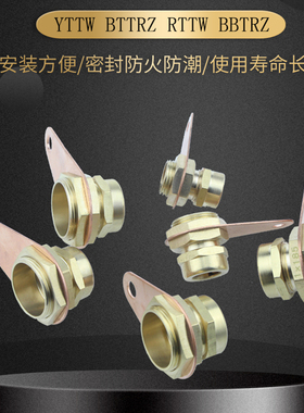 YTTW柔性矿物质电缆终端头 全铜材质绝缘防火电缆接地卡 连接端子