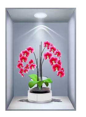 招财仿真3d立体效果盆栽贴画花盆3d立体墙贴高清自粘家居装饰画