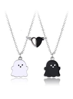 闺蜜项链磁吸二人一对幽