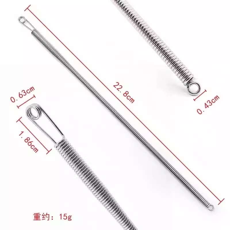 穿绳神器可弯弹簧折穿绳工具新款多用途穿松紧带裤腰绳织带辅助器 - 图1