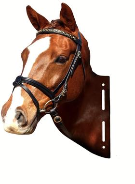 可爱牛头马头装饰，公园艺术装饰，庭院装饰，金属工艺品