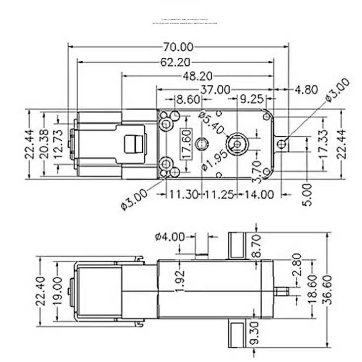 USB正反转调速器马达套装 可调节快慢 减速TT电机DIY智能机器小车 - 图2