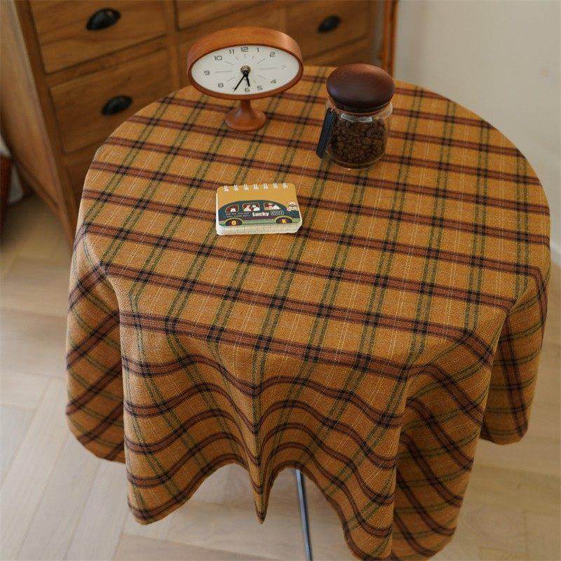 圣诞麦片格子百搭餐桌布茶几桌布野餐垫美式庭院装饰布盖布背景布,淘宝优惠券,粉丝福利购,淘宝优惠卷
