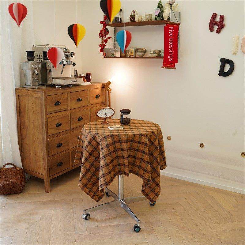 圣诞麦片格子百搭餐桌布茶几桌布野餐垫美式庭院装饰布盖布背景布,淘宝优惠券,粉丝福利购,淘宝优惠卷