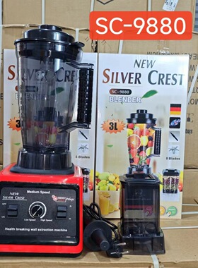 3L8in1blender跨境北美欧不锈钢大容量金属破壁机绞肉机榨汁机