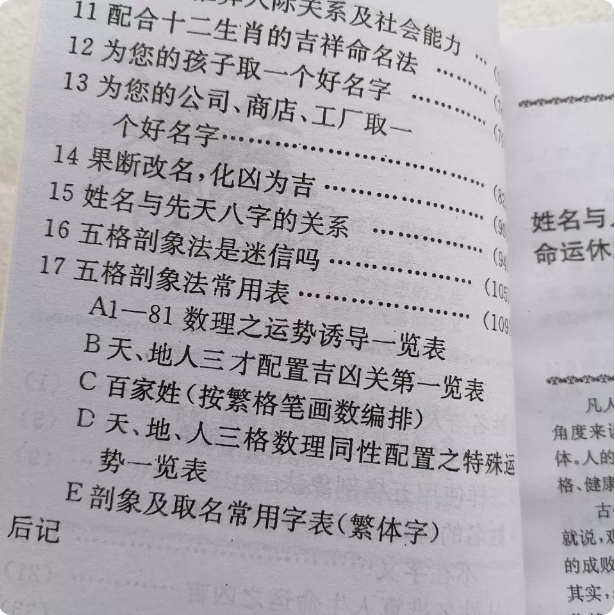 Encyclopedia of names and names, encyclopedia of naming in life, baby naming and name changing instructional book