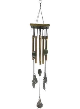 古铜风铃金属多管大号挂饰外贸铃铛家居挂件