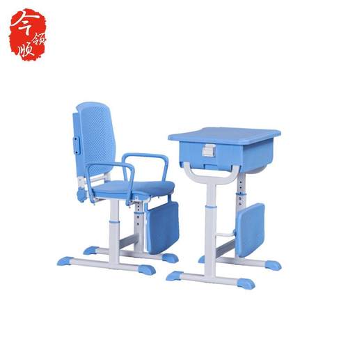今领顺中小学生午休课桌椅手摇升降多档调节功能操作简单结实耐用 - 图3