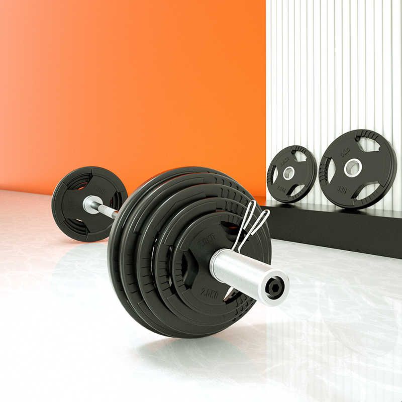Rocker arm weight plate, environmentally friendly/rubber-coated/color rubber/barbell plate, dumbbell plate, weightlifting barbell plate, can be used with barbell