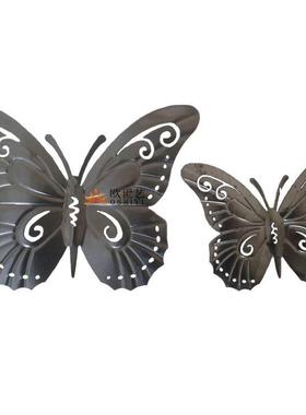 金属蝴蝶铁花铁艺冲压配件A191&动物·大小号纹理镂空蝴蝶