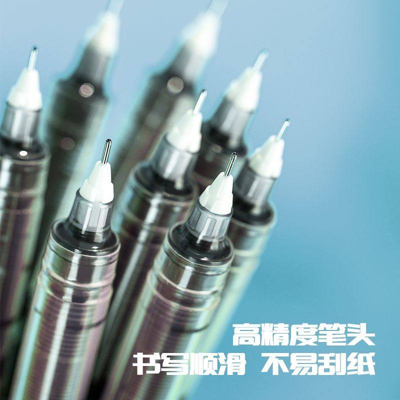 得力直液式走珠笔简约刷题笔签字笔考试老师学生专用全针管中性笔,淘宝优惠券,粉丝福利购,淘宝优惠卷