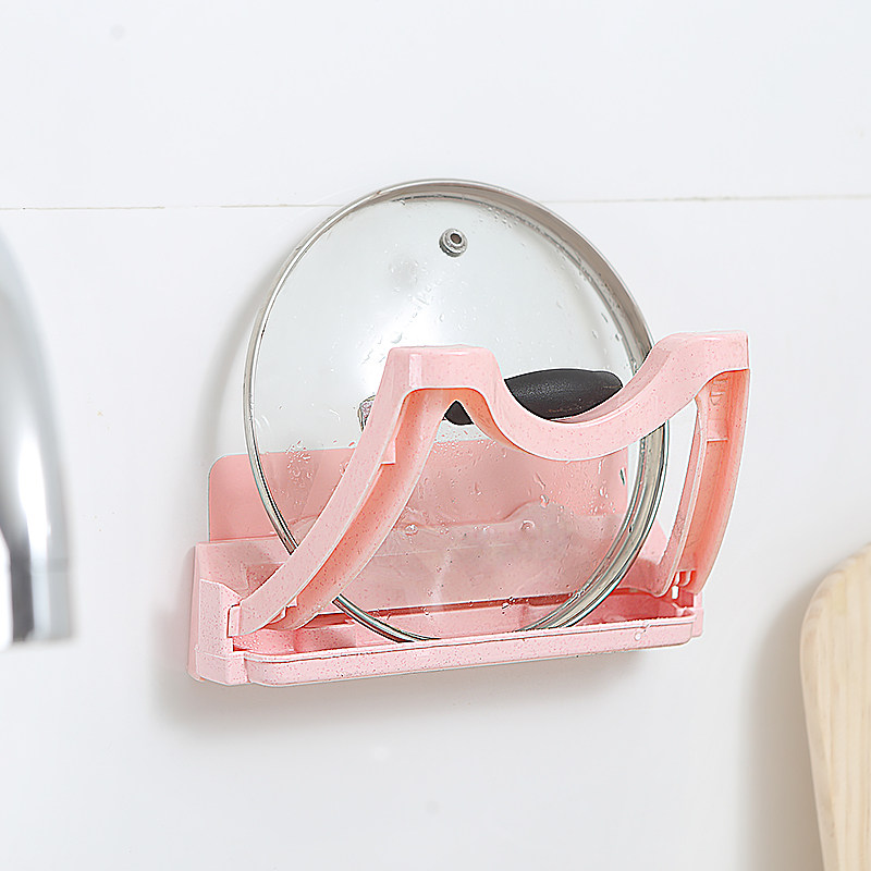 免打孔锅盖架带接水盘厨房吸盘壁挂式菜板架砧板座家用案板架锅架,淘宝优惠券,粉丝福利购,淘宝优惠卷