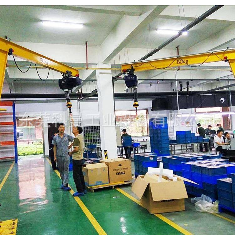 Gantry-type intelligent electric balancing crane glass chassis can be parked at any time KBK guide rail installation palletizing handling spreader