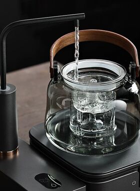 德茗堂新款电动抽水器桌面上水器可升降 家用桶装水吸水器充电式