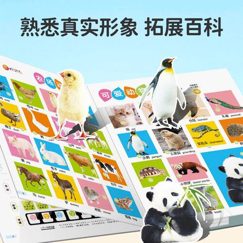 会说话的早教有声书0-6岁幼儿启蒙早教书儿童玩具学霸点读学习机 - 图2