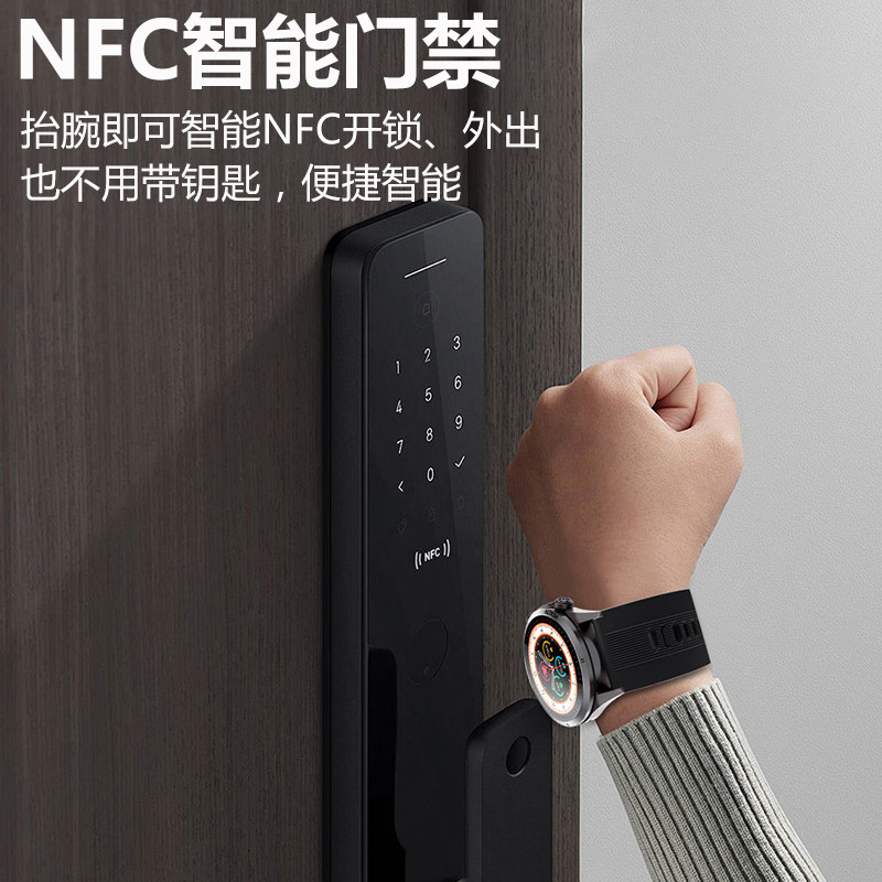 【旗舰新品】智能手表腕部气泵血压采集记录仪血糖尿酸血脂运动健康手表男女心电血氧心率体温蓝牙通话NFC