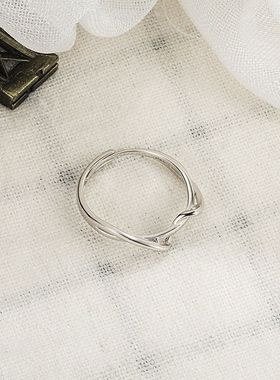 925纯银绕指柔戒指简约时尚
