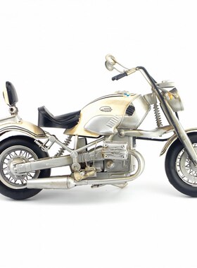 复古怀旧铁艺创意手工工艺品宝马R1200C摩托车铁皮车模型生日礼物