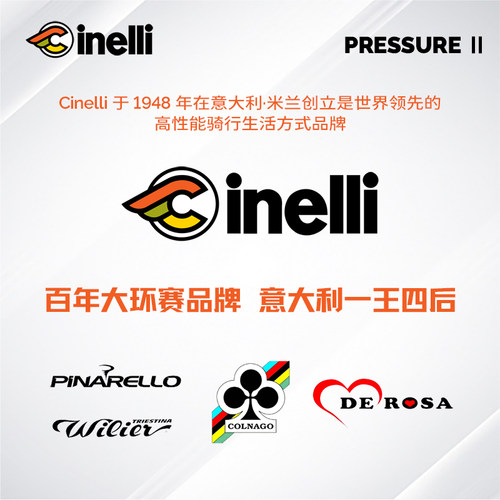 CINELLI西耐力2025新款PressureⅡ [赛车绿]全碳纤维破风公路车架 - 图2