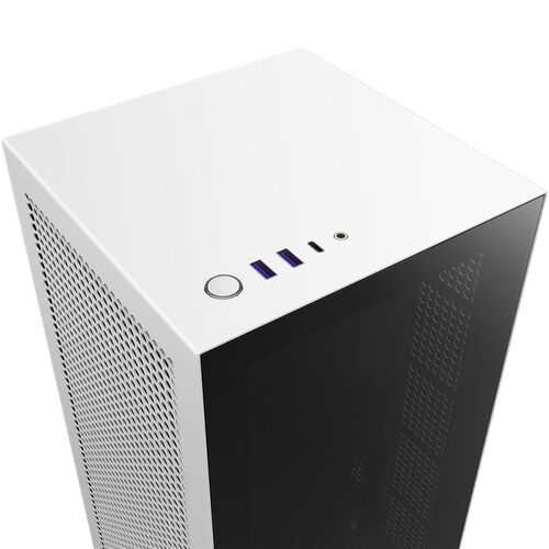 NZXT恩杰H1 V1 miniITX机箱 标配140水冷 PCIe3.0延长线 扣具机箱 - 图1
