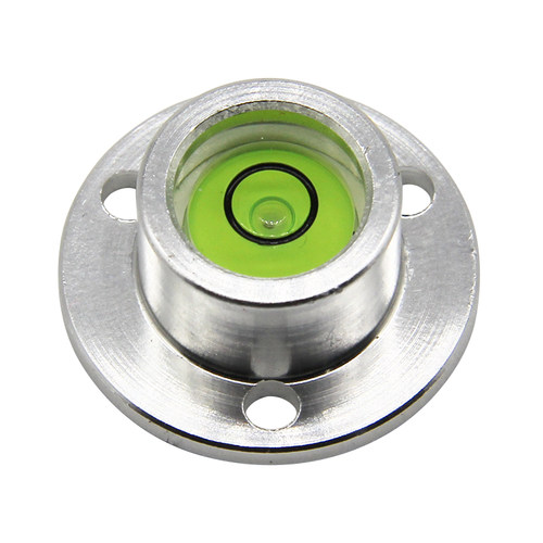 全金属水平仪高精度水平气泡便携水准仪牛眼式水准泡法兰盘水平珠 - 图0