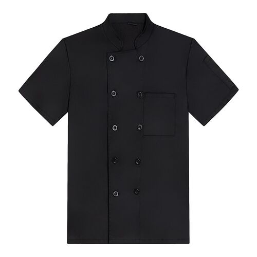 餐饮酒店厨师工作服男短袖后厨食堂大码饭店厨房厨师服透气网定制 - 图2
