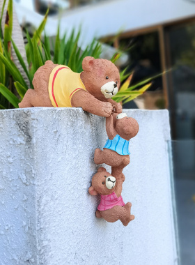 庭院小猫摆件户外花园阳台动物家居别墅民宿台阶花架花盆搭配饰品