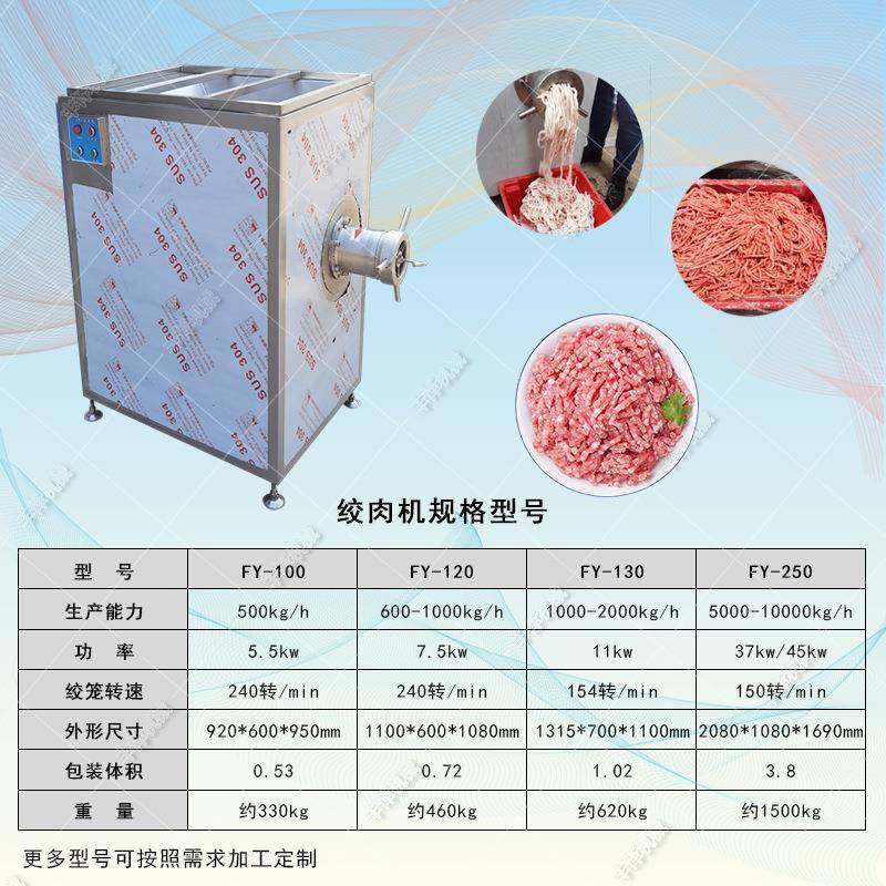 全自动虾滑绞肉机商用肉糜板鱼糜板绞碎机鱼饵饲料加工设备,淘宝优惠券,粉丝福利购,淘宝优惠卷