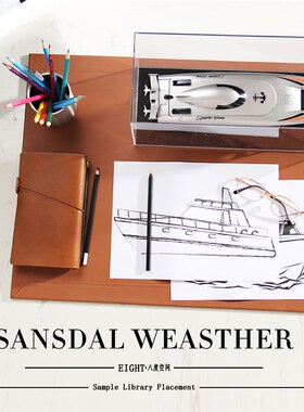 游船游艇摆件老板办公室一帆风顺摆设样板房售楼部书柜书架装饰品