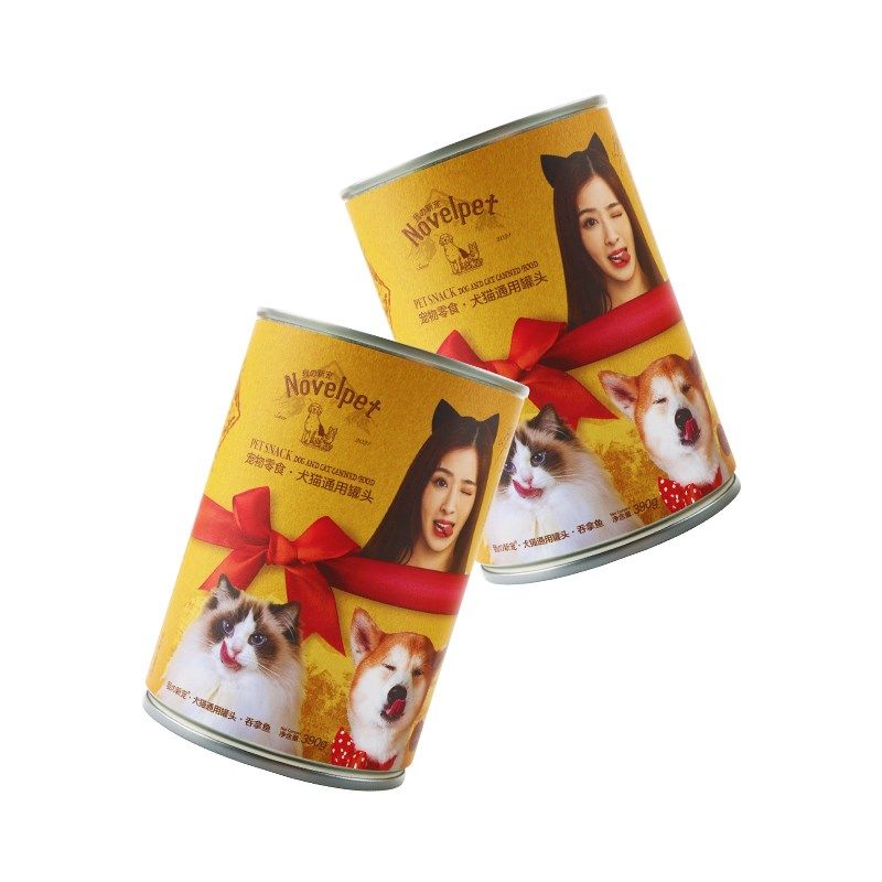 新宠犬猫通用罐头390g大罐狗粮狗狗零食罐犬用主食罐吞拿鱼高肉罐,淘宝优惠券,粉丝福利购,淘宝优惠卷