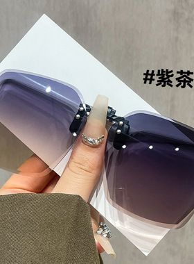 新款超轻感光变色近视专用夹片墨镜太阳镜开车显脸小不挑镜型也古