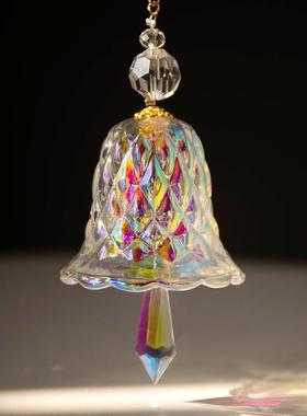 跨境彩虹水晶风铃窗户挂饰铃铛玻璃挂件太阳捕手圣诞装饰